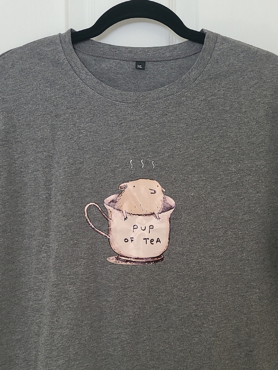 Tops - 'Pup of Tea' Graphic Tee-shirt